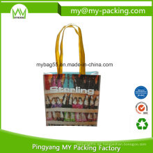Compras reutilizables BOPP laminado bolso de embalaje no tejido